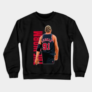 From the Paint to Pyongyang The Rodman Journey Crewneck Sweatshirt